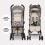 My Babiie MB01 Lightweight Stroller - Fawn Leopard 7