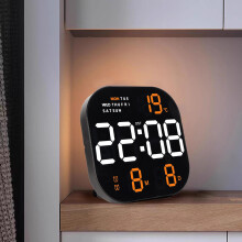 USB LED Digitaluhr Temperaturanzeige dimmbar mit
