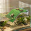 Lawn Turtle Basking Platform Turtle Resting Basking Platform, Simulation Grass Turtle Ramp for Turtle Tank, Reptile L 4