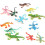 Gecko small plastic lizard Simulation reality decoration Children's toys 12 pcs 8