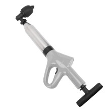 Hochdruck-Pümpel mit Druckmesser Rohrreiniger Set