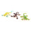 Gecko small plastic lizard Simulation reality decoration Children's toys 12 pcs 2