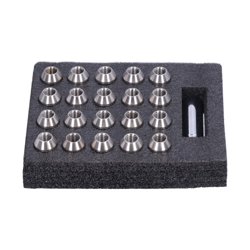 20x M12x1.5 Radschrauben 45mm Edelstahl