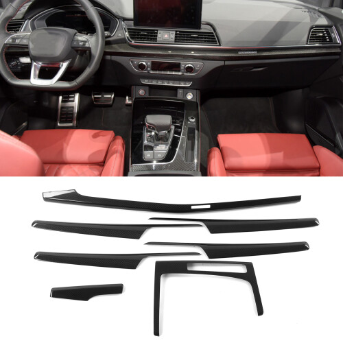 7Tlg. Trockenkohlefaser Interieur Audi Q5 2018+ 1