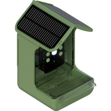 Câmera de caça Braun Phototechnik Bird Cam 130 Solar com distribuidor de alimentos verde