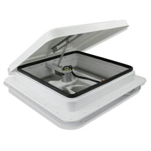 14 Zoll X 14 Zoll RV-Ventilator RV-Dachlüfter 12 V Power-Ventilator Weißer Deckel Innenverkleidungslüfter