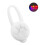 (White) Collare per cani con luce LED a batteria (batterie incluse) per la sicurezza notturna. 1