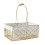 (Rectangular large po) Handheld Portable Sturdy Woven Storage Basket Convenient Handle Designs Home Organization 1