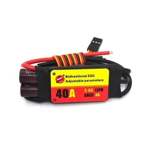 (40A) Brushless Bidirectional ESC Electric Speed Controller for Propeller