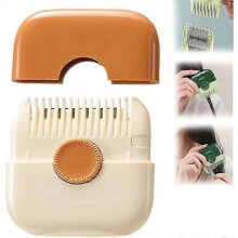 (Orange) Bangs Trimmer & Hair Trimmer 2in1 Comb Multifunctional Hair Clipper Cutting Tools