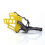 (Yellow, SIZE 5) Dog Basket Muzzle Adjustable SML - Stops Chewing Barking Biting Panting-hy 1