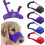 (Red, L) Stop Biting and Chewing Instantly with Adjustable Mesh Dog Mouth Guard 1