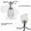 (EU Plug) Rotatable Heating Bulb Base with Switch for E27 400W Ceramic Reptile Heat Lamp Holder 2