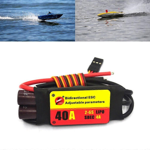 (40A) Brushless Bidirectional ESC Electric Speed Controller for Propeller 2