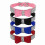 (red, S) Flexible Microfiber BowCollar for DogandCat Pets with ShinyRhinestones CollarAccessory 3