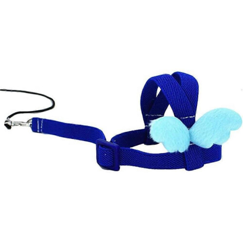 (yellow) Cute ABS Bird Harness Leash Set for Pet Parrot Owners Gift 2