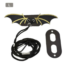 (L) Lightweight Training Harness and Leash for Reptile Lizard Gecko with Traction Rope Strap