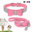 (red, M) Flexible Microfiber BowCollar for DogandCat Pets with ShinyRhinestones CollarAccessory 2