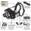 (Black, SIZE 6) Dog Basket Muzzle Adjustable SML - Stops Chewing Barking Biting Panting-hy 2