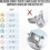 (Blue, S) Comfortable Dog Muzzle with Soft Neoprene Padding - Safe Anti-Bite Secure Fit Training Use 3