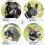 (Blue, M) Comfortable Dog Muzzle with Soft Neoprene Padding - Safe Anti-Bite Secure Fit Training Use 2