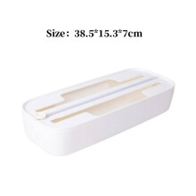 Drawer Food Wrap Dispenser Foil Plastic And Wax Paper Organizer For Organization Kitchen