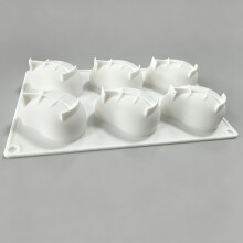 (28x17cm)Silikon Backform mit mehreren Zellen für Küche Obst Gelatine und Mousse
