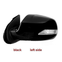 (1PCS black left) Great Wall Wingle 6 Electric Folding Car Heated Mirror Assy 8-Wire w/ Light 1PC