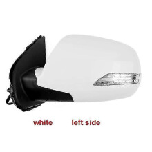 (1pcs white left) Great Wall Wingle 6 Electric Folding Car Heated Mirror Assy 8-Wire w/ Light 1PC