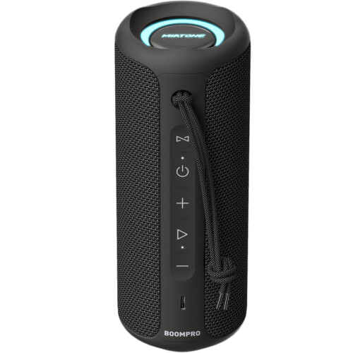 MIATONE Boompro Bluetooth Speaker 36W with Stereo Sound for Present - Black