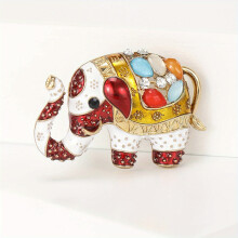 (Style 17)Artistic European Animal Brooch With Alloy Finish For Fashion Gift Use Accessory