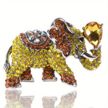 (Style 31)Artistic European Animal Brooch With Alloy Finish For Fashion Gift Use Accessory