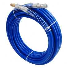 Tuyau haute pression pour pulvérisateur de peinture sans air, 15 m, 3300 PSI, Bleu, avec tresse métallique