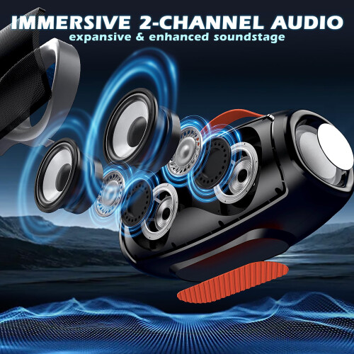 Portable BT Speaker LED AUX TF/USB EQ Outdoor 1