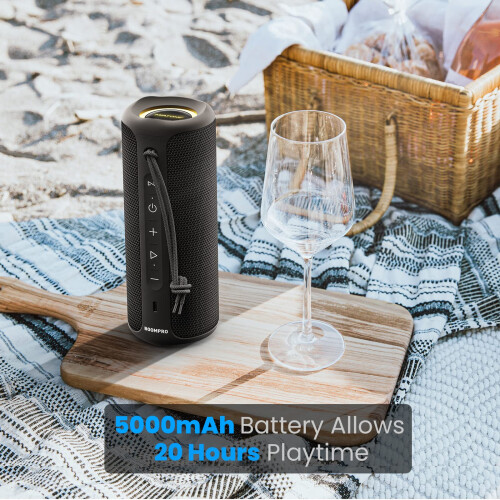 MIATONE Boompro Bluetooth Speaker 36W with Stereo Sound for Present - Black 2