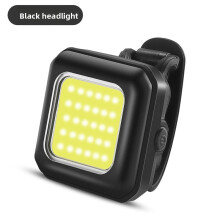 (Black White)Phare VTT Led Vélo Avant Lumière Étanche Rechargeable pour Balades