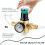 Vattentrycksregulator med Tryckmätare, Vattenfilter, 1" Husanslutning, Tryckreducerare för Vatten 4