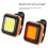 (Blue )Mountain Bike Headlight Led Bicycle Front Light Waterproof Rechargeable Rides For 5