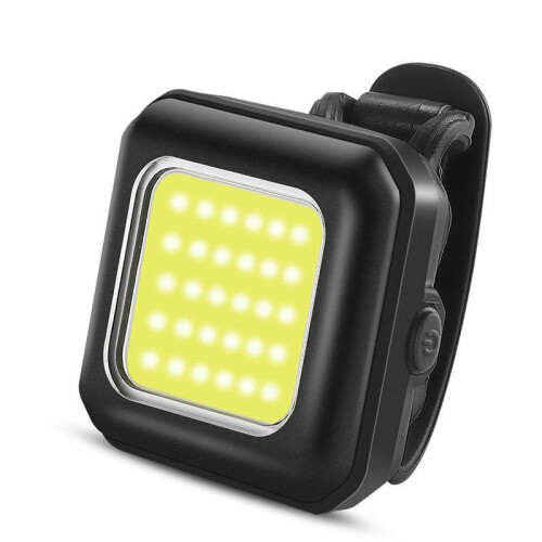 (Red Red)Mountain Bike Headlight Led Bicycle Front Light Waterproof Rechargeable Rides For 1
