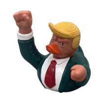 Kolekcjonerska figurka Donalda Trumpa z żywicy z 2024 r. w kształcie kaczki, prezent, gadżet