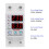 Intelligent 63A Single Phase Over-Voltage Adjustable AC Current Protector 230V 2