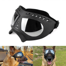 Occhiali protettivi per cani con cinturini regolabili, facili da indossare, anti-UV, per cani di taglia media e grande.