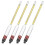 Distilling Hydrometer 4Pcs 0-200 Proof 0-100 Tralle Alcohol 1