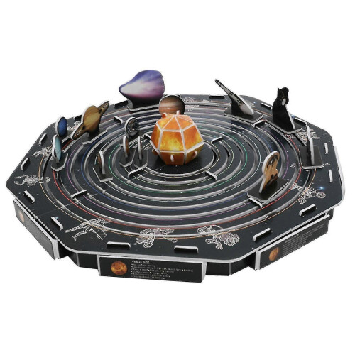 3D Solar System Paper Puzzle Model Kit Educational Gift DIY