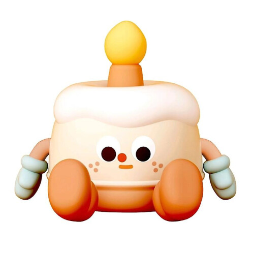Small Bedside Lamp with Creative Cartoon Birthday Cake LED Night Light
