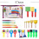 27pcs Kids Sponge Paint Brushes Kits Early DIY Learning Drawing Set 1