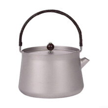 Titanium Camping Kettle 800ml for Hiking Backpacking Coffee Brewing Ultralight Rustproof