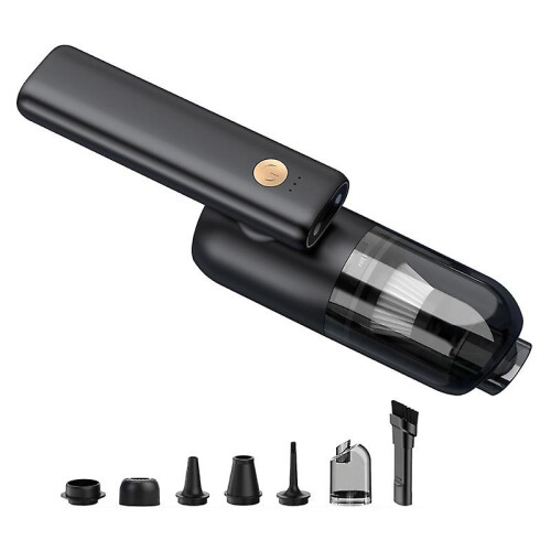 High-Power USB Rechargeable Car Vacuum Cleaner Handheld Powerful Suction Vehicle