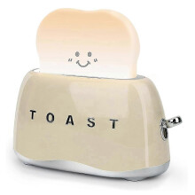 Yellow Retro Toaster Shaped Desk Lamp Decor Gift