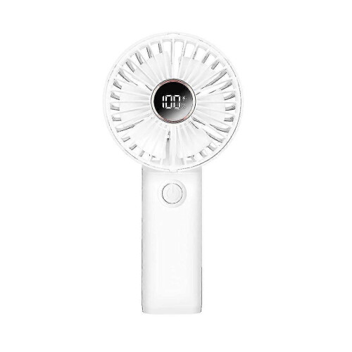 Ventilatore portatile silenzioso ricaricabile tramite USB, da collo, convertibile 2 in 1